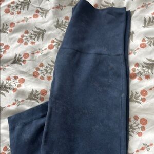 Spanx Blue marbled Leggings